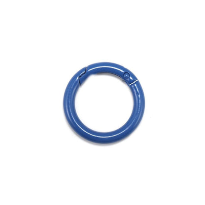 Metal Openable Round Carabiner Keychain Clasps, Multicolor 