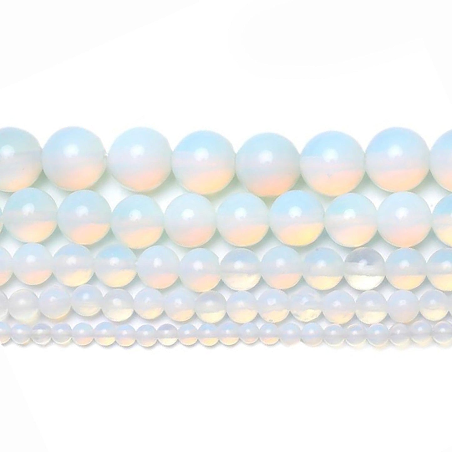 Moonstone Beads, Opalite Gemstone Beads, 4-12mm 