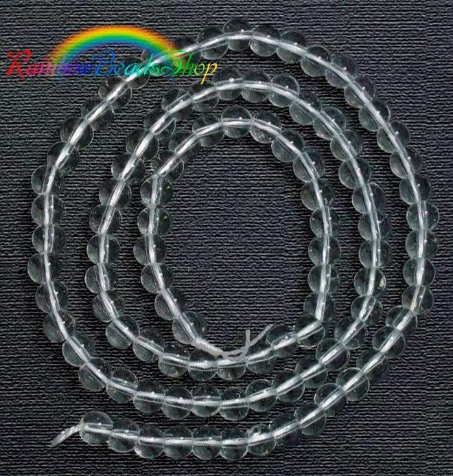 Natural Clear Quartz Beads, Quartz Crystal Beads, Gemstone Beads, semi-precious Round Natural Stone Beads, 4mm 6mm 8mm 10mm 12mm 14mm 16mm 