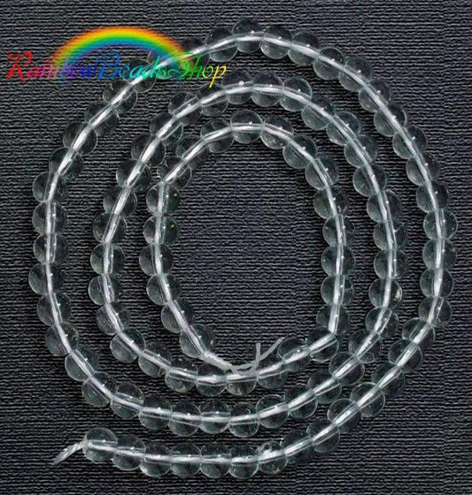 Natural Clear Quartz Beads, Quartz Crystal Beads, Gemstone Beads, semi-precious Round Natural Stone Beads, 4mm 6mm 8mm 10mm 12mm 14mm 16mm 