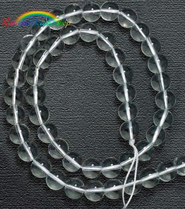 Natural Clear Quartz Beads, Quartz Crystal Beads, Gemstone Beads, semi-precious Round Natural Stone Beads, 4mm 6mm 8mm 10mm 12mm 14mm 16mm 