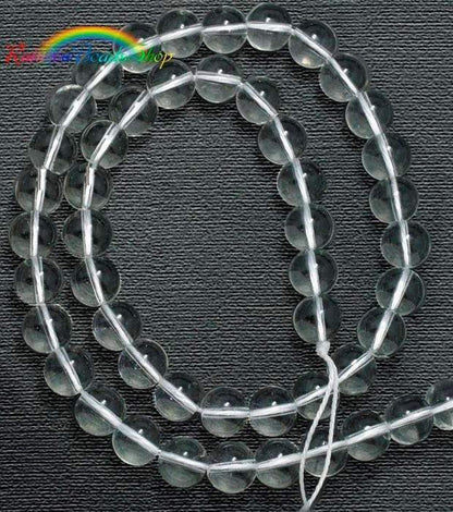 Natural Clear Quartz Beads, Quartz Crystal Beads, Gemstone Beads, semi-precious Round Natural Stone Beads, 4mm 6mm 8mm 10mm 12mm 14mm 16mm 