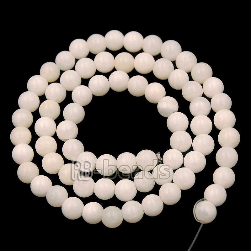 Natural White Alabaster Onyx Beads, Round, size 2-16mm, 15.5 inch str. 