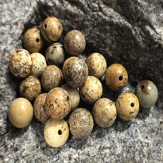 Picture Jasper beads, Wholesale Round Gemstone 4-12mm, 5-200pcs 