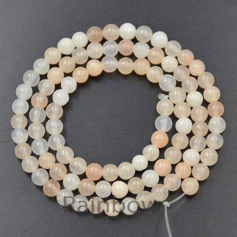 Pink Aventurine Beads, size 4-10mm, Round, 15.5'' inch strand 