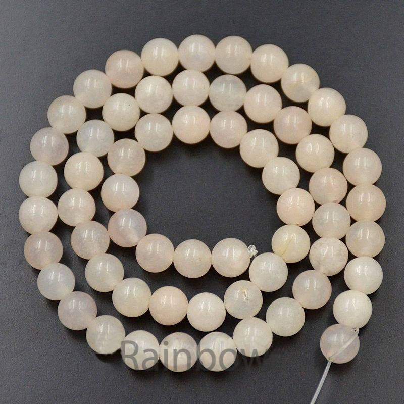 Pink Aventurine Beads, size 4-10mm, Round, 15.5'' inch strand 