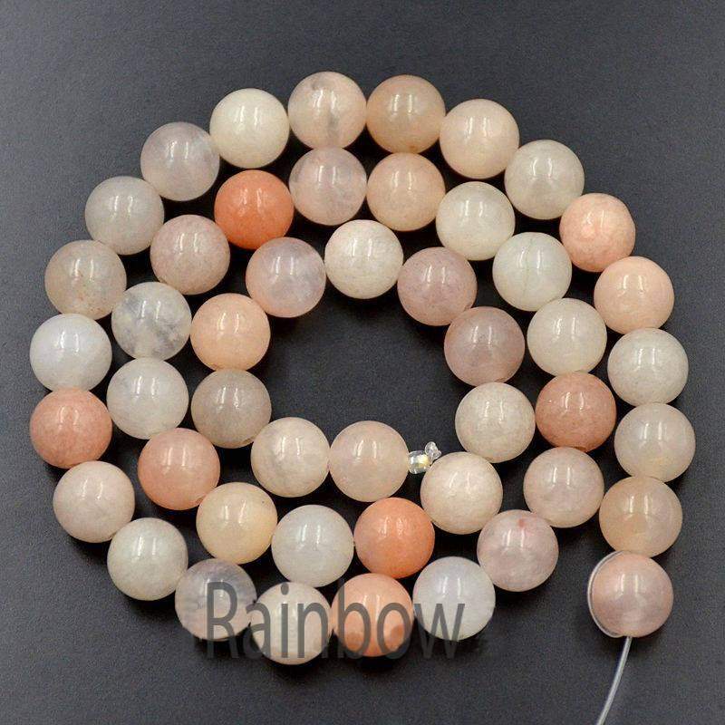 Pink Aventurine Beads, size 4-10mm, Round, 15.5'' inch strand 