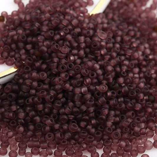 Pink Matte  Miyuki Delica Seed Beads, Frosted preciosa 2mm 12/0 glass round Austria toho beads, 1000pcs 