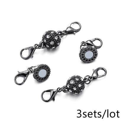 Rhinestone Ball Magnetic Clasps 