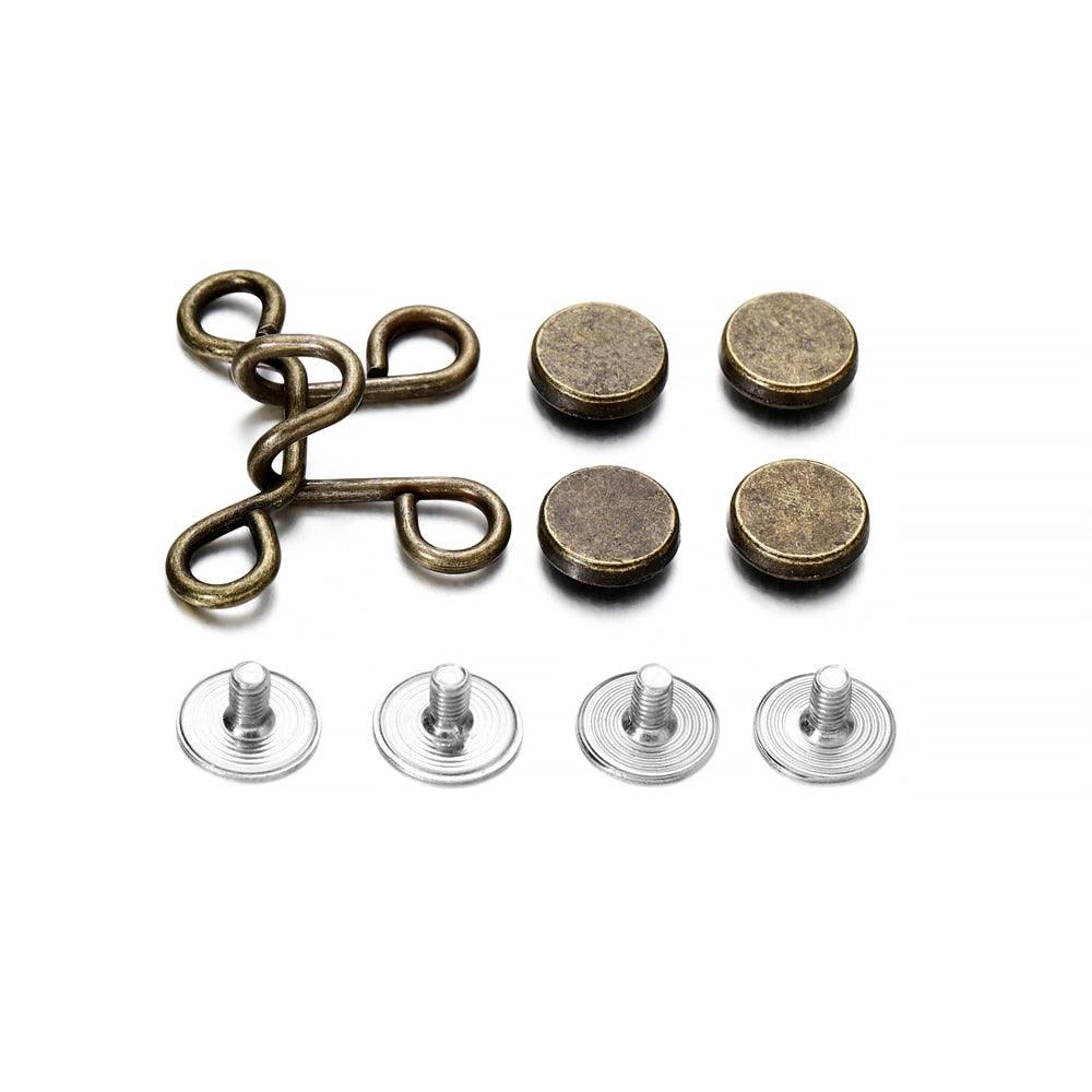 Screw Removable Adjusting Clasp, 1pair 