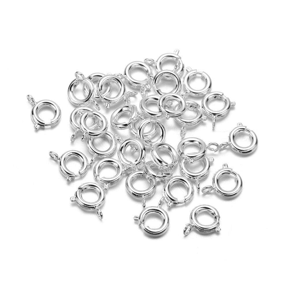 Spring Clasp With Open Jump Ring 