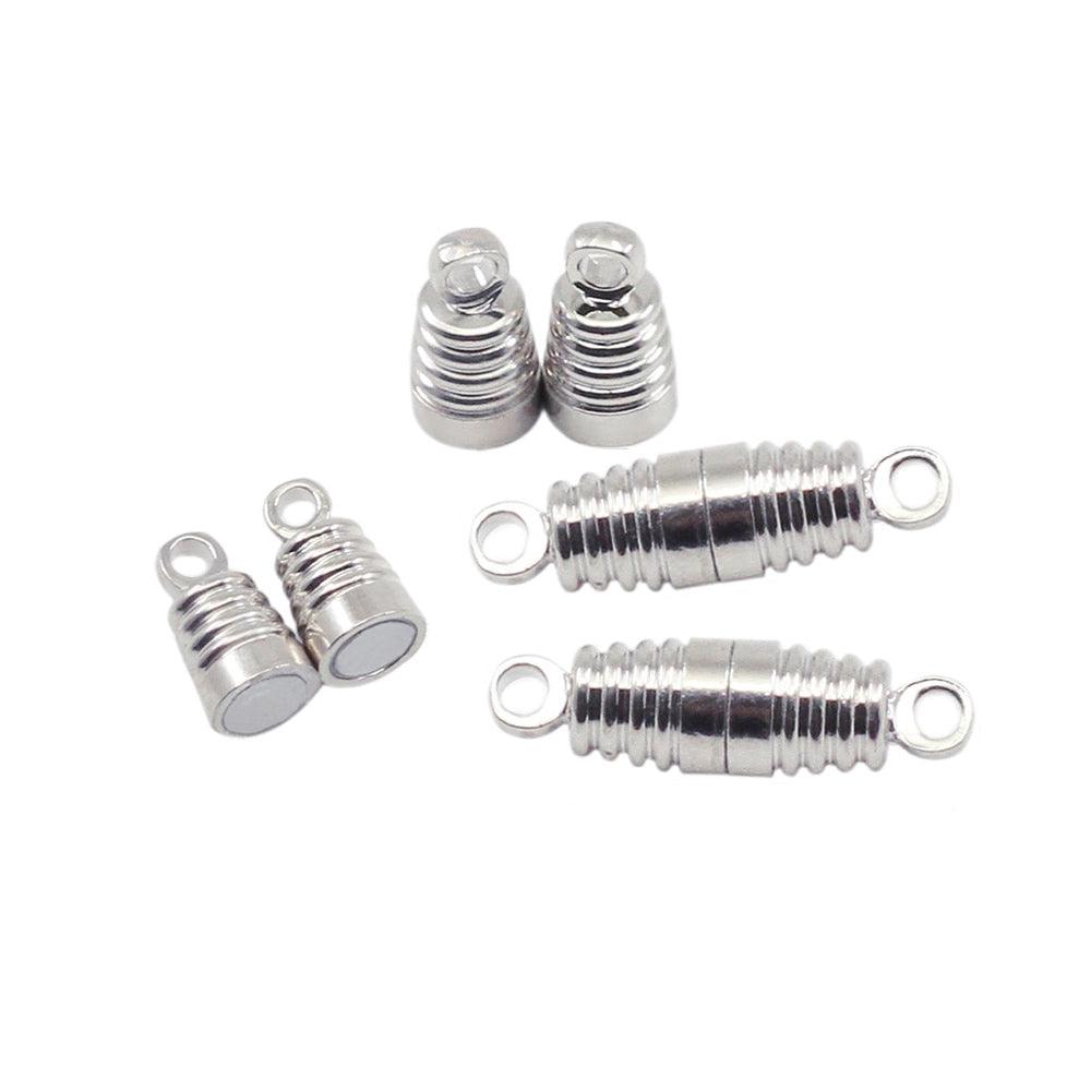 Stainless Steel Magnetic Clasps, 5x17.5mm 