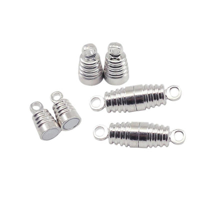 Stainless Steel Magnetic Clasps, 5x17.5mm 