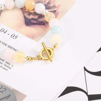 Stainless Steel OT Clasps, Rose Gold, 3 Sets 