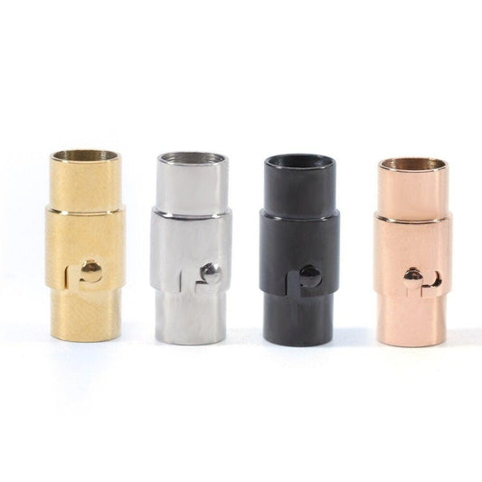 Strong Magnetic Clasps, 3-10 mm Silver Gold Black 
