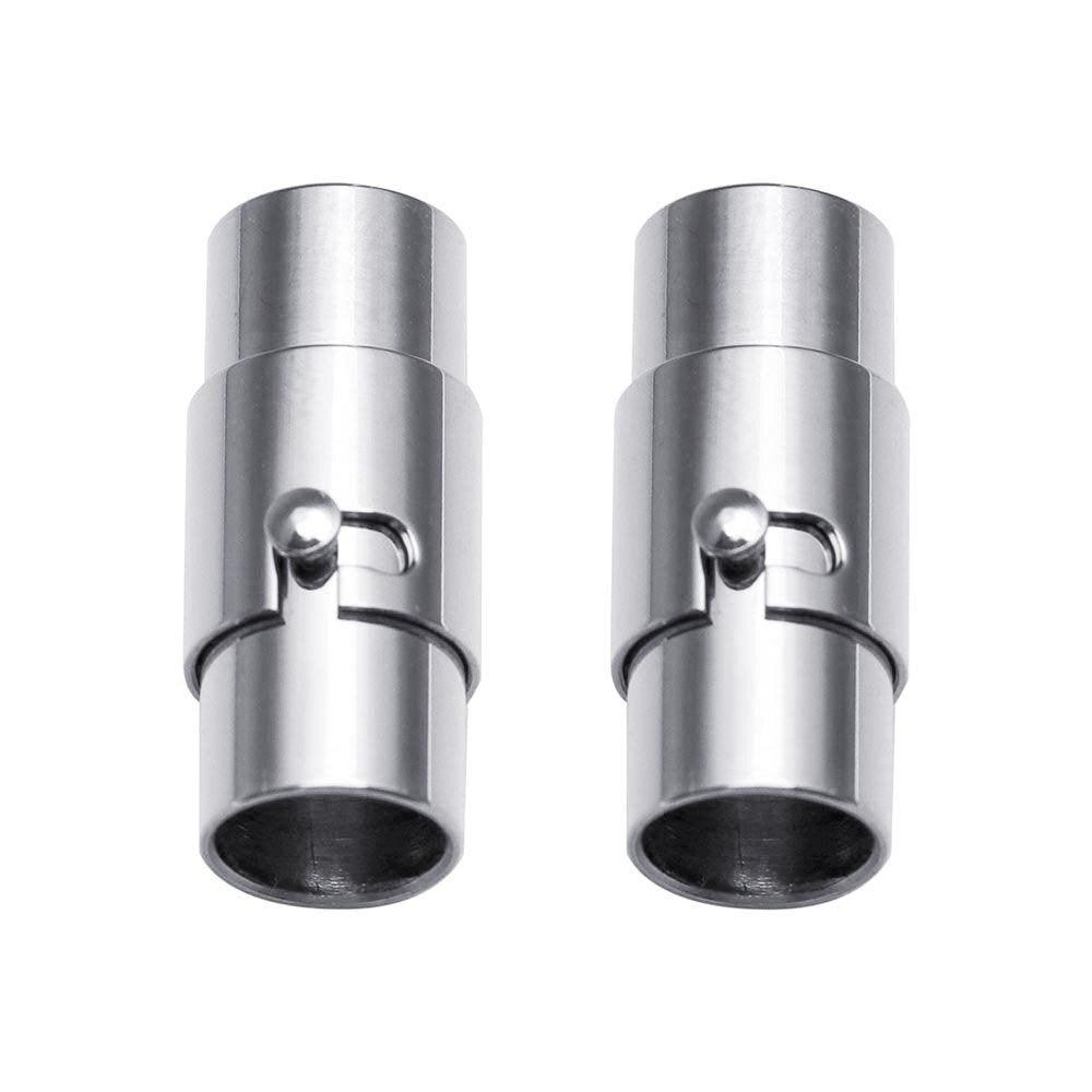 Strong Magnetic Clasps, 3-10 mm Silver Gold Black 