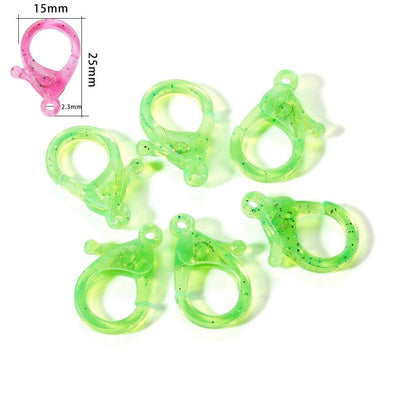 Transparent Plastic Lobster Clasp 